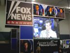 Präsentation der Fox News und dem Talk-Format Americas Newsroom.